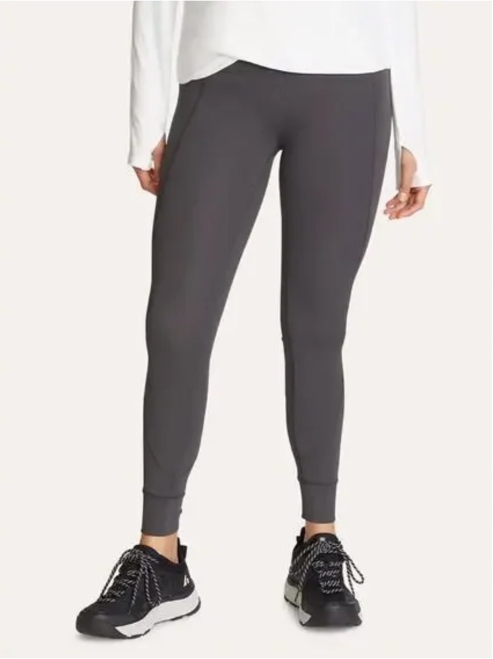 Eddie Bauer guide TREX leggings, carbon color NEW NWT waist